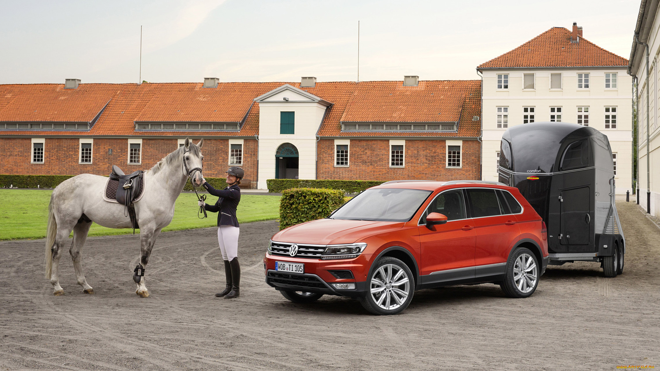volkswagen tiguan with a trailer 2017, , volkswagen, tiguan, trailer, 2017
